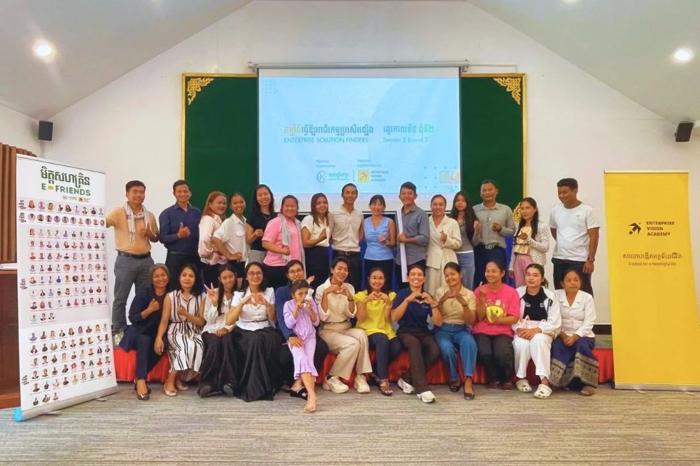 Looking Back to Move Forward: Our Journey with the Enterprise Vision Academy in Siem Reap